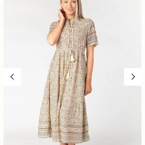 Brass & Roe “MIDI Stroll” dress Small